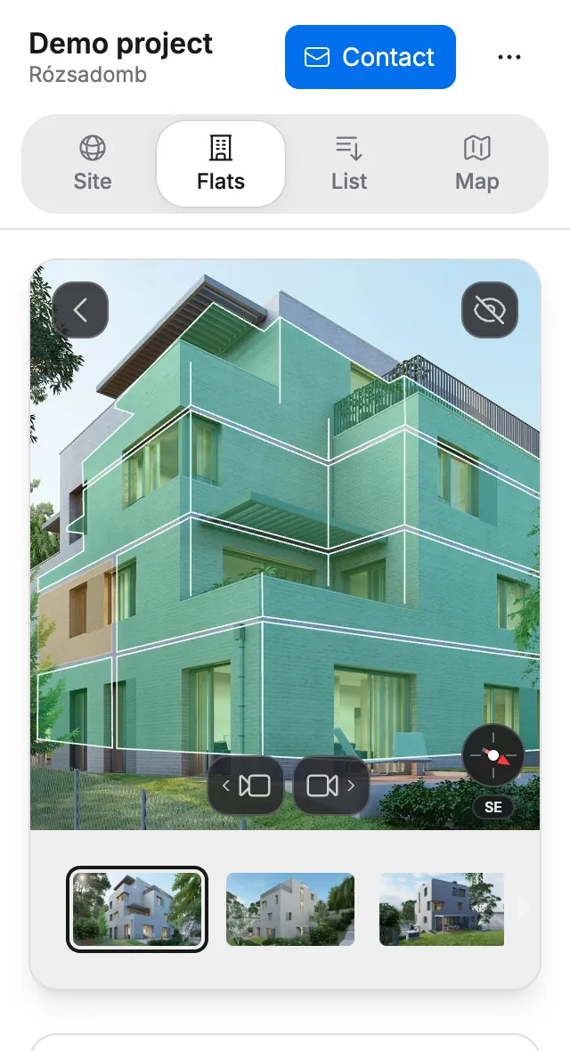 Flatter Client App Demo Image